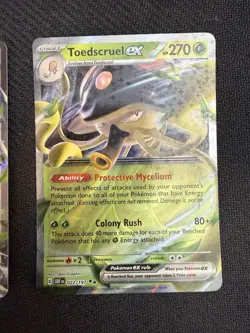Pokemon TCG Obsidian Flames EX 3 Card Lot: Tyranitar, Pidgeot, Toedscruel Ex NM - Image 4
