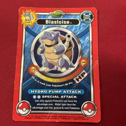 2000 Pokemon Battle Stadium ThinkChip Blastoise Card - Image 1