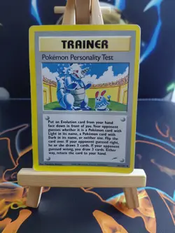 Pokemon Neo Destiny Trainer Pokemon Personality Test Uncommon Card 102/105 - Image 1