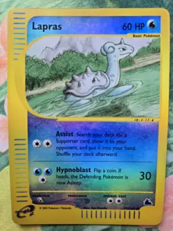 Lapras - SK: Skyridge (71/144) WotC e-Reader Reverse Holo Common Pokemon Card MP - Image 1