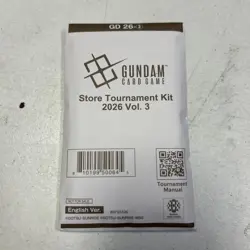 Gundam Card Game Store Tournament Kit Vol. 3 2026 Sealed Bandai - Image 1