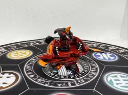 Bakugan Battle Brawlers Pyrus Orbit Helios Hex Spins & Card Painted - Image 1