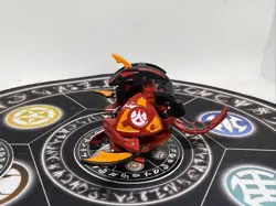 Bakugan Battle Brawlers Pyrus Orbit Helios Hex Spins & Card Painted - Image 5