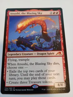 Magic: The Gathering | Atsushi, the Blazing Sky | Kamigawa: Neon Dynasty | Engl. - Image 1
