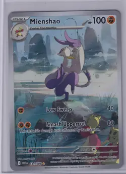 Mienshao 134/086 IR SV White Flare Pokemon TCG English Card NM - Image 1