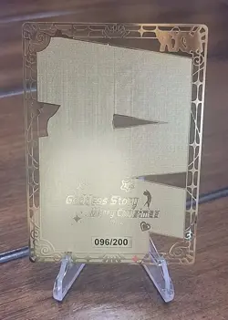 Goddess Story Gold METAL Card - Maiden Party - Serial Number #/200! Yoko Littner - Image 2
