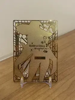 Megumin 152/200 - Goddess Story Custom Anime Waifu Doujin Gold Metal Card - Image 2