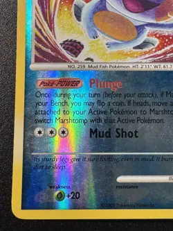 Marshtomp 67/147 Platinum Supreme Victors Pokemon Card Reverse Holo Foil Rare LP - Image 5