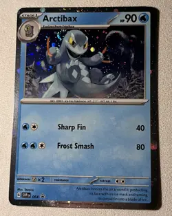 Pokemon TCG Arctibax SVP 064 Black Star Promo Card - Image 1