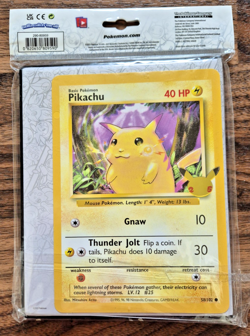 Pokemon TCG 25 Train On Binder Folder Sealed with Card BRAND NEW SEALED oversize - Image 2