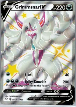 Grimmsnarl V SV116/SV122 Shining Fates: Shiny Vault - Pokemon Card - NM - Image 1