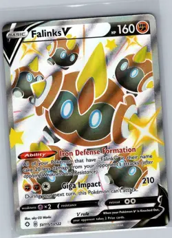 Falinks V SV115/SV122 Shining Fates: Shiny Vault - Pokemon Card - NM - Image 1