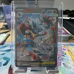 Pokemon TCG Mega Lucario EX 179/132 Me01 Mega Evolution Holo SIR English HP 340 - Image 1