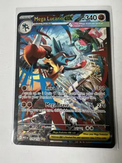 Pokemon TCG Mega Lucario EX 179/132 Full Art Holo English NM/M - Image 1