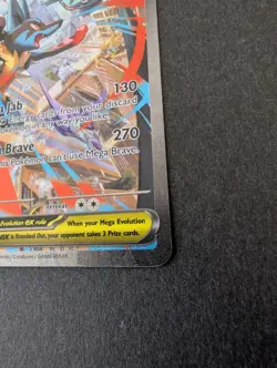 Pokemon TCG Mega Lucario EX Card 179/132 English Rare Pack Fresh HOLO - Image 2