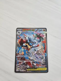 Pokemon TCG Mega Lucario EX Card 179/132 English Rare Pack Fresh HOLO * MINT * - Image 1