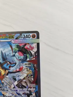 Pokemon TCG Mega Lucario EX Card 179/132 English Rare Pack Fresh HOLO * MINT * - Image 5
