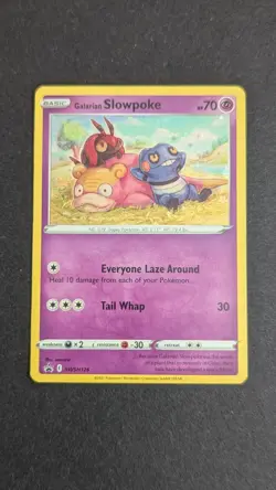 Pokemon TCG Galarian Slowpoke Holo SWSH126 Sword & Shield Promo - Image 1