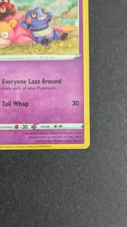 Pokemon TCG Galarian Slowpoke Holo SWSH126 Sword & Shield Promo - Image 3