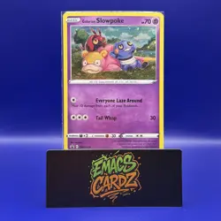 Pokemon TCG - Galarian Slowpoke Cosmos Holo - Sword And Shield Promo SWSH126 NM - Image 1