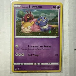 Pokemon TCG - Galarian Slowpoke Cosmos Holo - Sword And Shield Promo SWSH126 NM - Image 1