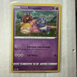Pokemon TCG - Galarian Slowpoke Cosmos Holo - Sword And Shield Promo SWSH126 NM - Image 2