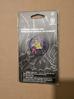Mimikyu Pokemon Monthly Pins: Habitat Pin (9 of 12) Brand New And Sealed - Image 1
