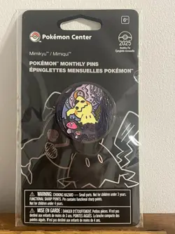 Mimikyu Pokemon Monthly Pins: Habitat Pin (9 of 12) Brand New And Sealed - Image 1