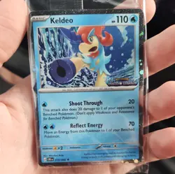 Pokemon Keldeo Chaos Rising PROMO 019/086 Basic Aqua 110 HP Card English SEALED - Image 1