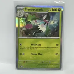 Pokemon Meowscarada Pokemon TCG Cosmos Holo Card 015/198 NM - Image 1