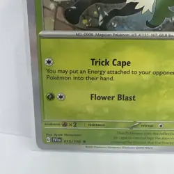 Pokemon Meowscarada Pokemon TCG Cosmos Holo Card 015/198 NM - Image 3