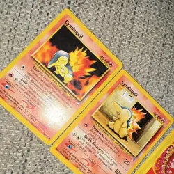 Nintendo Pokemon TCG Cyndaquil 3-Card Lot Neo Genesis/Aquapolis 2000 EN - Image 4
