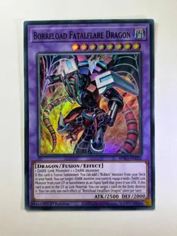 Borreload Fatalflare Dragon BPRO-EN032 Super Rare 1st Edition YuGiOh Card NM - Image 1