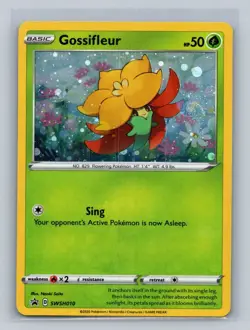 Gossifleur SWSH: Sword & Shield Promo Cards SWSH010 NM Cosmos Holo Rare - Image 1