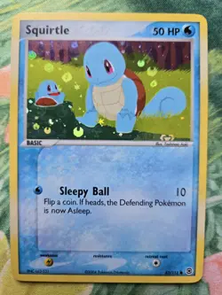 Squirtle - EX6: FireRed & LeafGreen (82/112) Reverse Holo Common Pokemon Card LP - Image 1