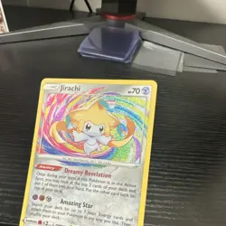 Pokemon Jirachi Amazing Rare Holo 119/185 Vivid Voltage 70 HP English Card - Image 2