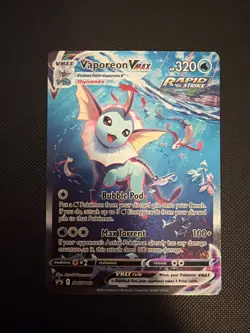 Vaporeon VMAX SWSH182 SWSH: Sword & Shield Promo Cards Holo - Image 1