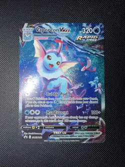 Vaporeon VMAX SWSH182 SWSH: Sword & Shield Promo Cards Holo - Image 2