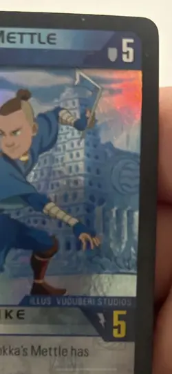 Sokka’s Mettle Holo Card Upper Deck Avatar The Last Airbender Card Series Rare! - Image 5