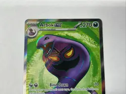 Pokemon TCG Arbok EX Full Art Ultra Rare Holo Card 185/165 Scarlet & Violet 151 - Image 4