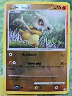 Cubone - DP6: Legends Awakened (90/146) Reverse Holo Common Pokemon Card MP - Image 1
