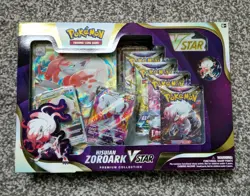 NEW HISUIAN ZOROARK VSTAR PREMIUM COLLECTION BOX POKEMON CARDS BOOSTER PACKS TCG - Image 1