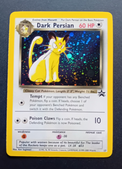 Pokemon Card: Wizards Black Star Promo Holo: Dark Persian 17 - Image 1