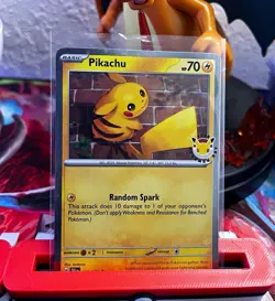 Pokemon TCG Pikachu 2 card lot - Image 1