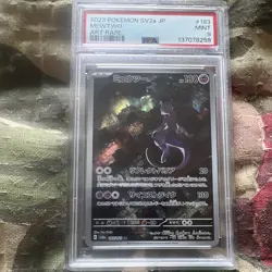 Mewtwo 183/165 SV2a Pokemon Card 151 Japanese Art Rare Holo PSA 9 - Image 1