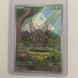 Pokemon Pinsir Holo Illustration TCG Card 168/167 Twilight Masquerade Rare Mint - Image 1