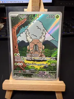 Pokemon TCG Pinsir 168/167 – Illustration Rare – Twilight Masquerade – NM - Image 1