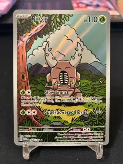 Pokemon TCG Twilight Masquerade Pinsir 168/167 Illustration Rare Holo NM - Image 1