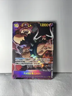 ONE PIECE TWO LEGENDS Kaido and Linlin OP08-119 SEC Parallel Alternate Art NM - Image 1