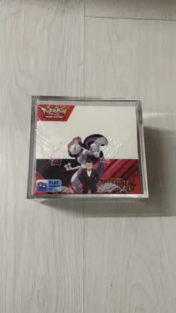 Pokemon TCG Destined Rivals Booster Box 36 Packs - Sealed with Acrylic Case - Image 1